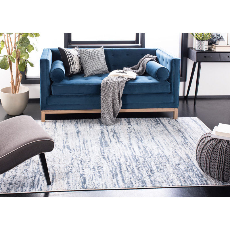 Highland Dunes Granada Ivory/Blue Rug & Reviews Wayfair